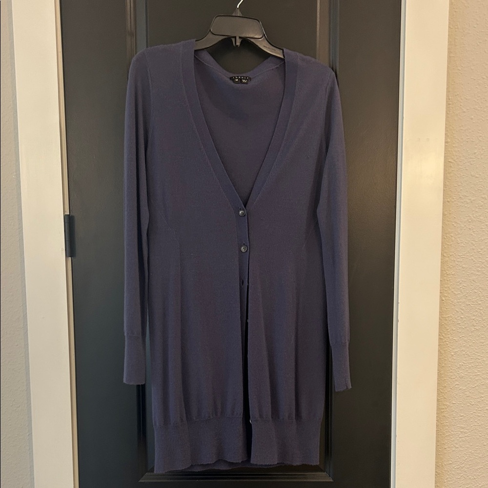 Theory Deep Blue Knit Sweater